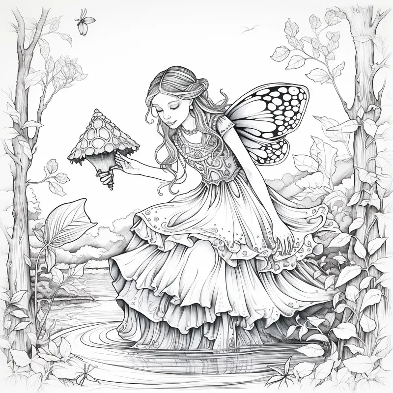 Enchanted Forest Coloring Books