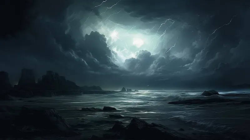 Raining Landscape Illustrations