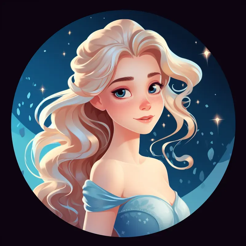 Disney Avatar Profile Illustrations
