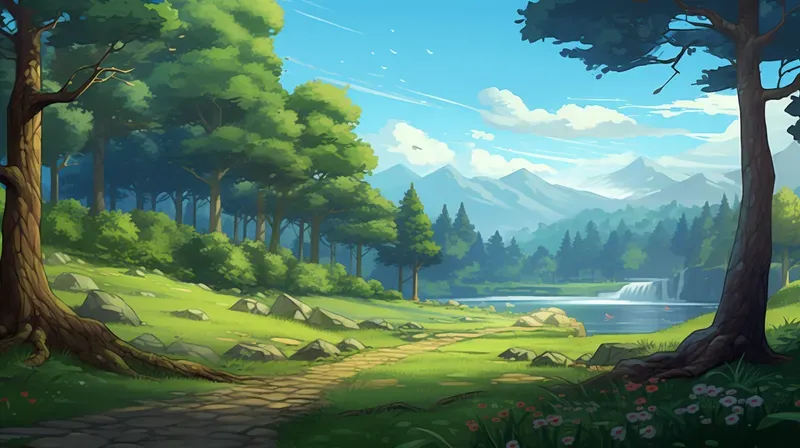 Pokemon Anime Background Landscapes