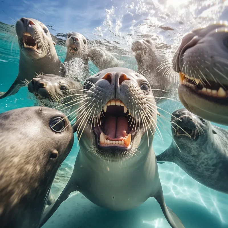 Animal Funny Selfie Stock Photos