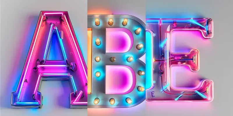 Neon Rgb Led Letters generated by undefined