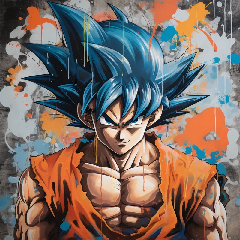 Cartoons And Anime Graffiti Style