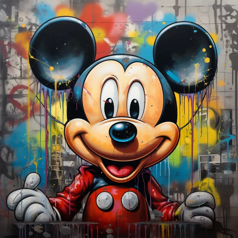 Cartoons And Anime Graffiti Style