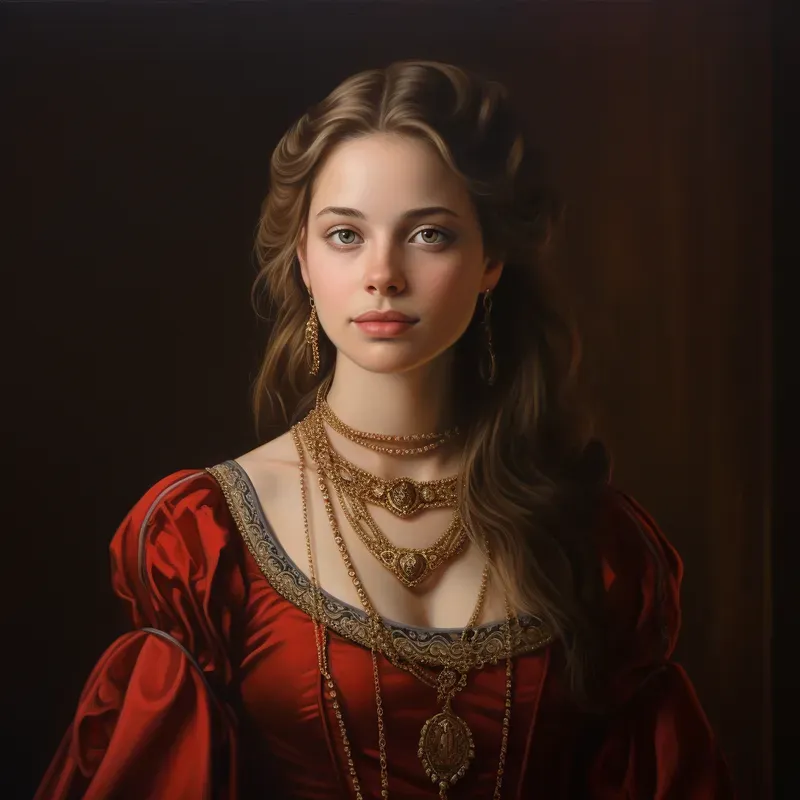 Renaissance Portraits Oil Paintings