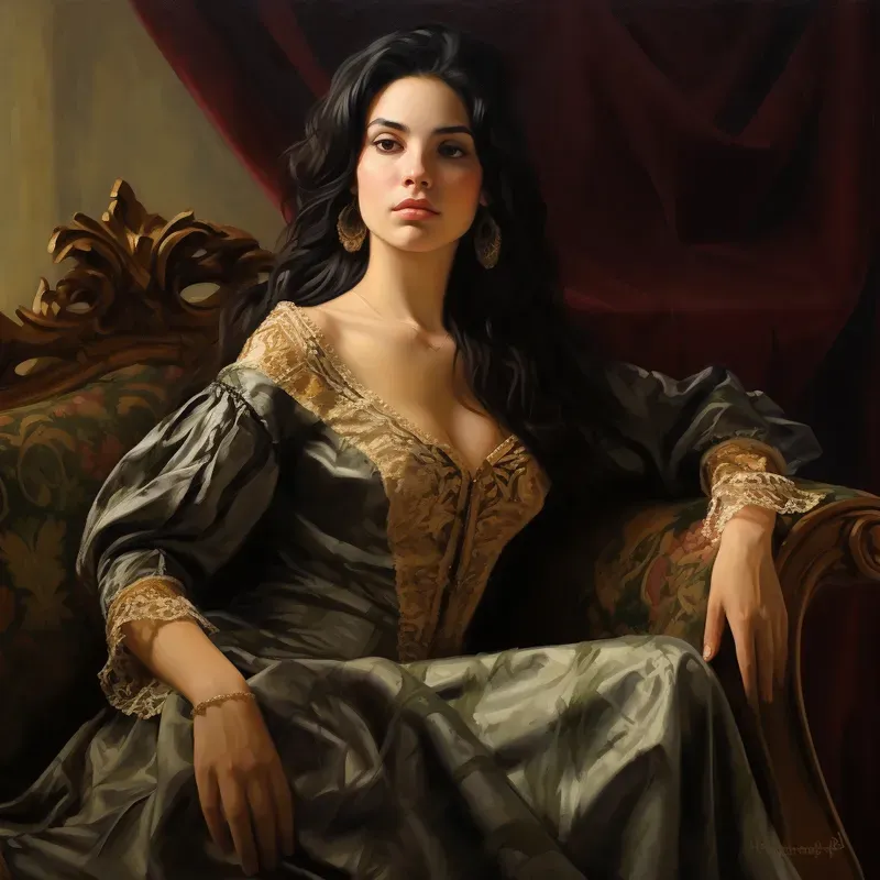 Renaissance Portraits Oil Paintings