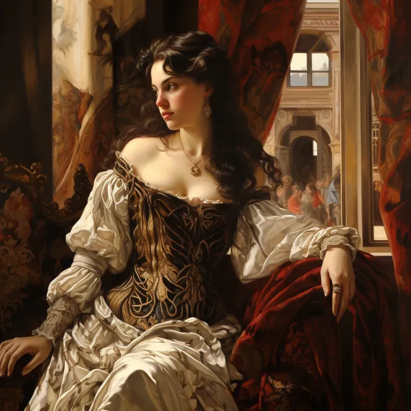 Renaissance Portraits Oil Paintings