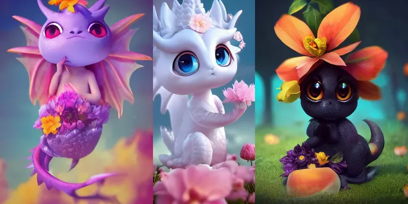 Baby Dragons generated by undefined