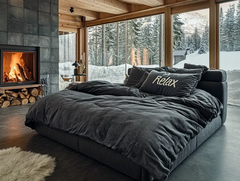 Nestled In Cozy Winter Landscapes