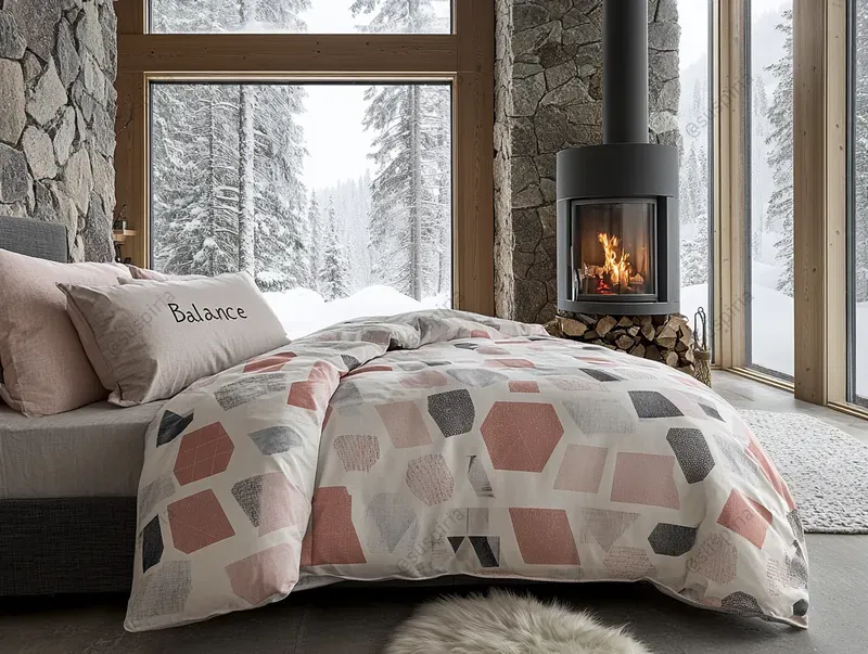 Nestled In Cozy Winter Landscapes