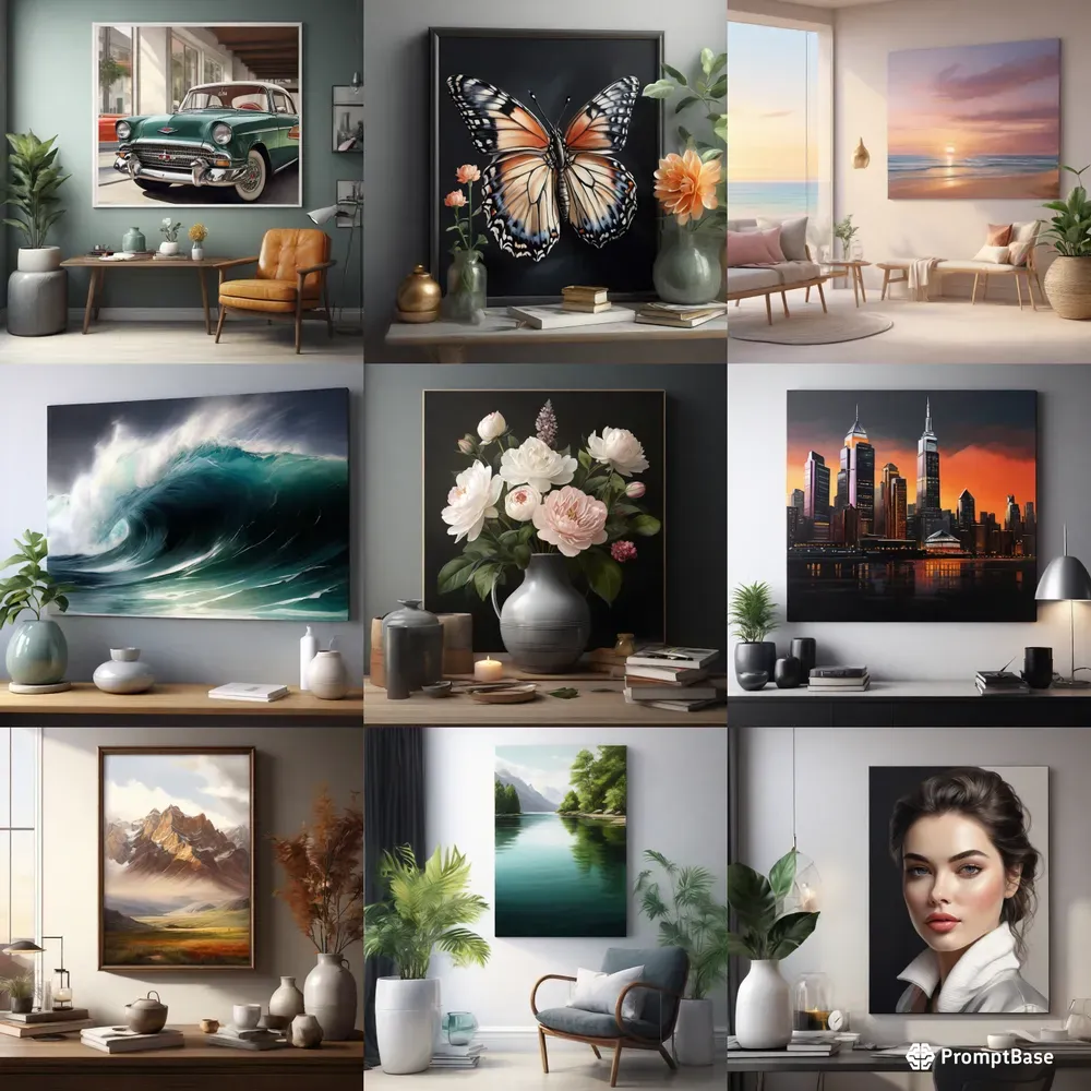 Retro Portraits Nostalgic Home Decor