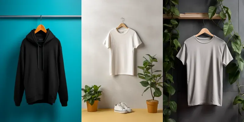 Hanging Clothes Mockups generated by undefined