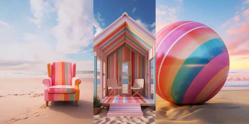 Pastel Beach Items generated by undefined