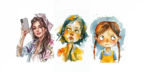 Lovely Story Book Illustrations generated by midjourney
