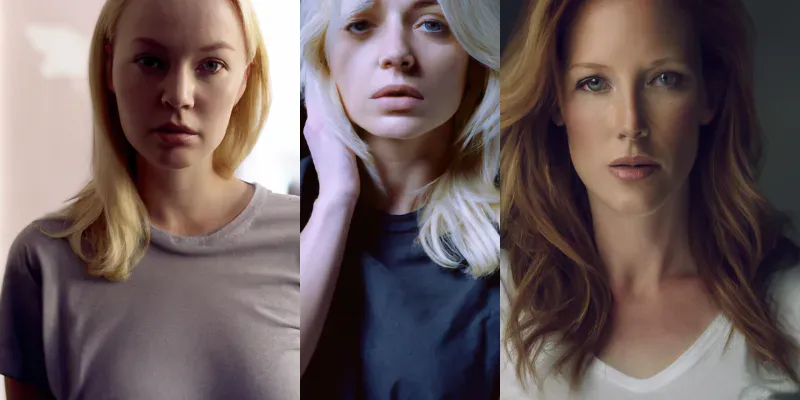 Portraits Of Beautiful Women generated by undefined
