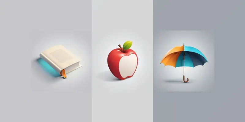 Sleek Minimalist 3D Icon Creations generated by undefined