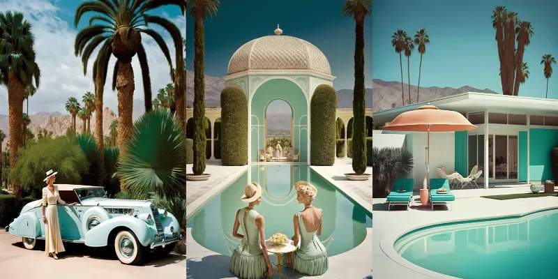 1950s Luxurious Posh Lifestyles generated by undefined