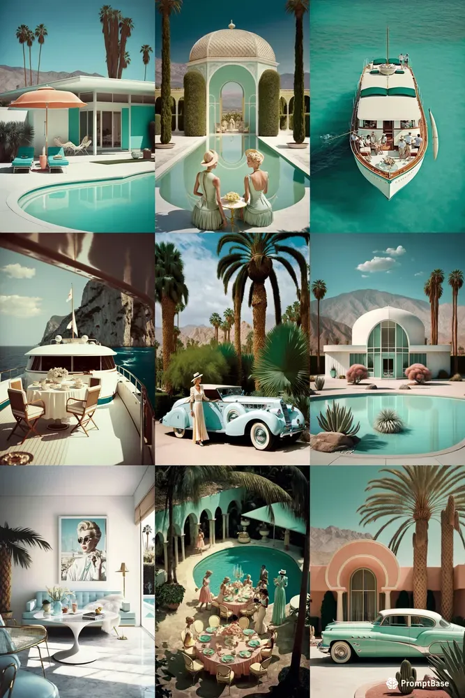1950s Luxurious Posh Lifestyles