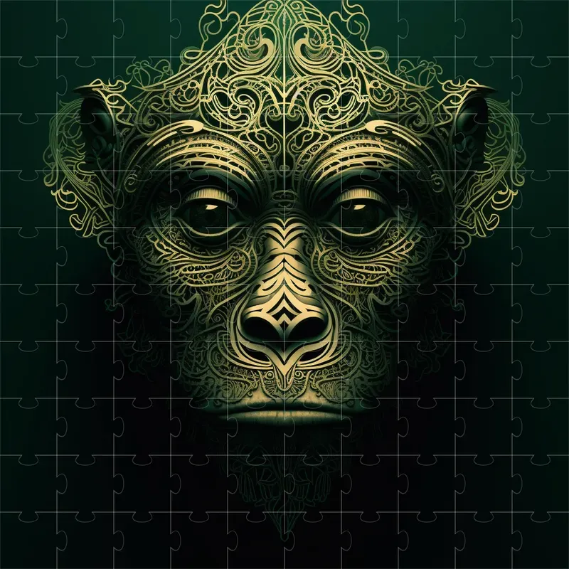 Animal Faces In Ornate Mandala Style