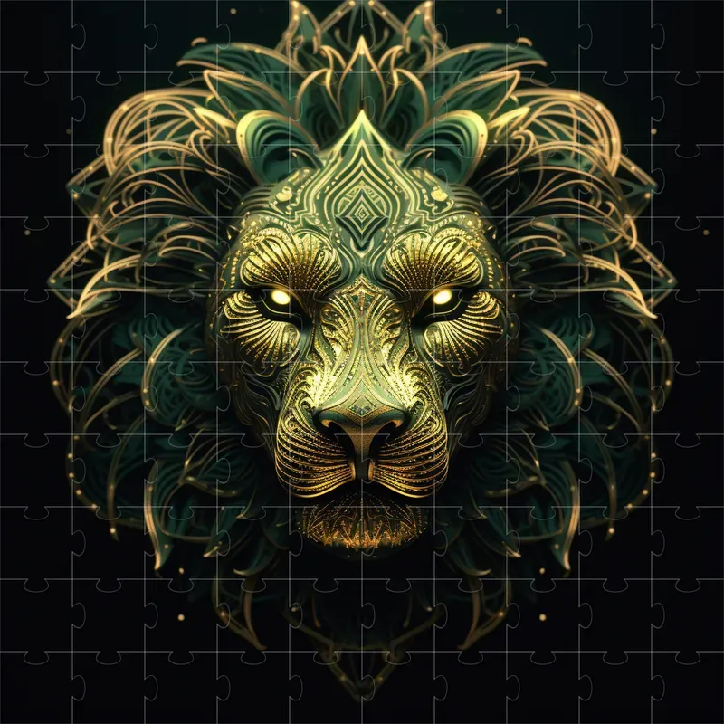 Animal Faces In Ornate Mandala Style