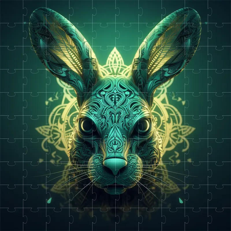 Animal Faces In Ornate Mandala Style