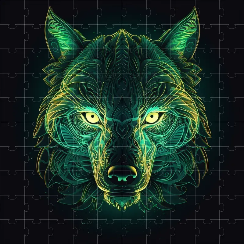 Animal Faces In Ornate Mandala Style