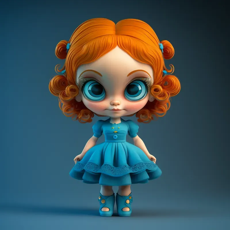 Pixar Full Body Chibi Girl Dolls