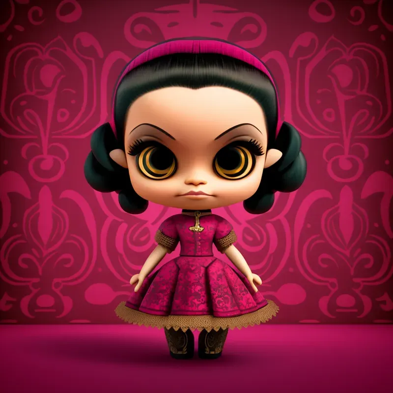 Pixar Full Body Chibi Girl Dolls