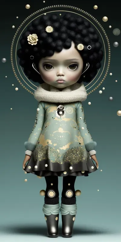Full Body 3D Punk Realistic Doll Figures