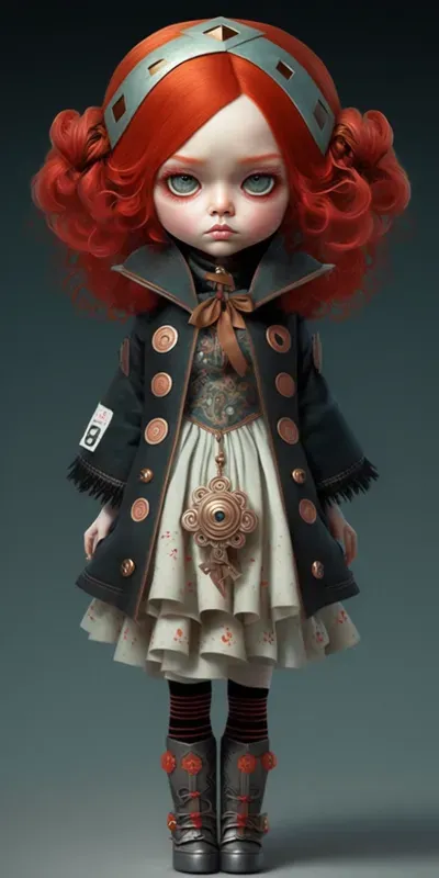 Full Body 3D Punk Realistic Doll Figures