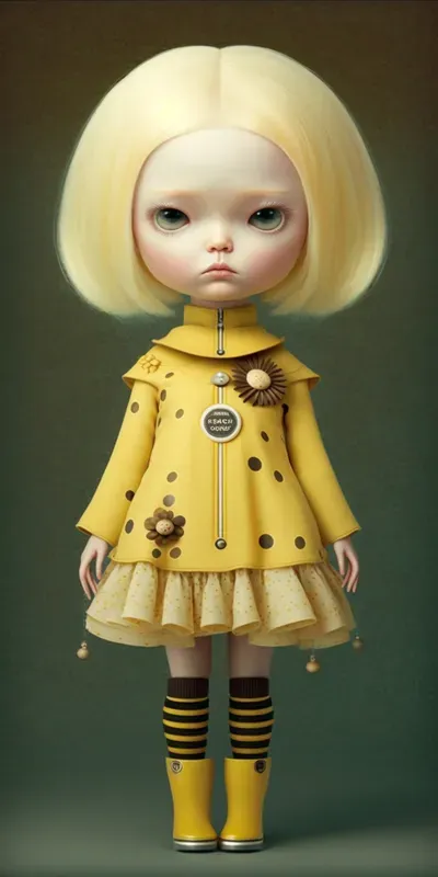 Full Body 3D Punk Realistic Doll Figures