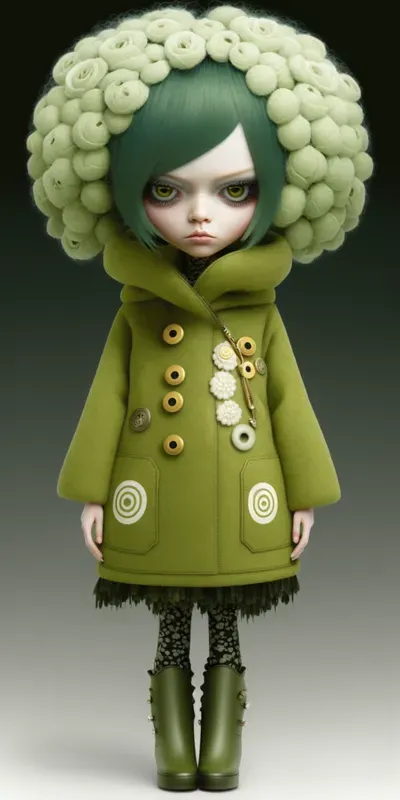 Full Body 3D Punk Realistic Doll Figures