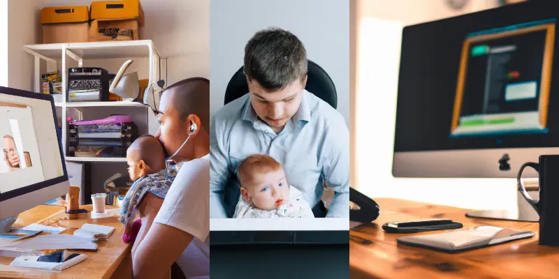 Working From Home Stock Images generated by undefined