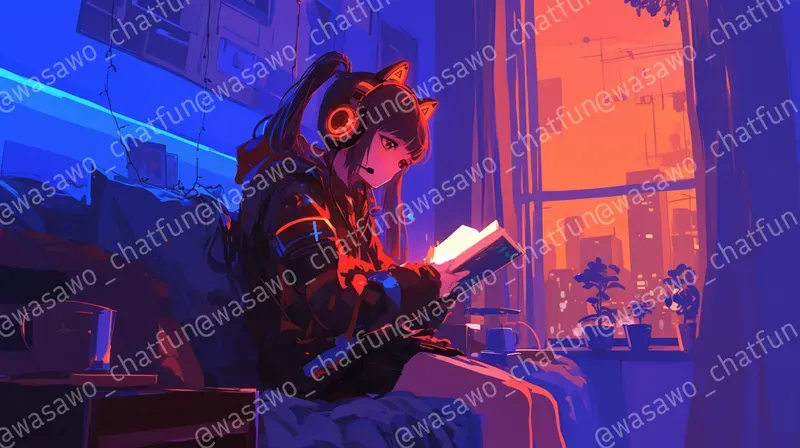 Anime Lofi Room Scene Generator
