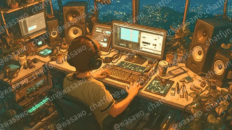 Anime Lofi Room Scene Generator