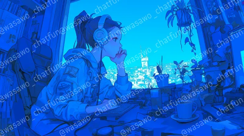 Anime Lofi Room Scene Generator