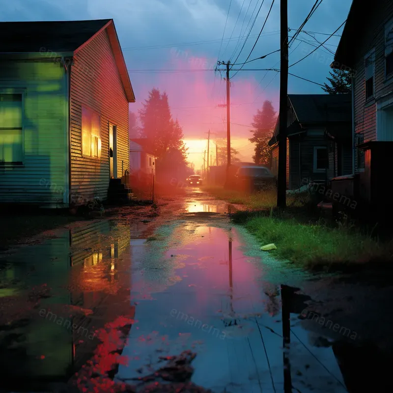 Rainbow Refraction Photographs
