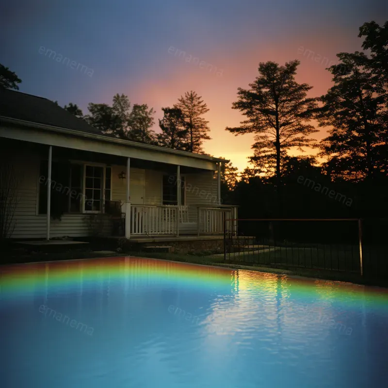 Rainbow Refraction Photographs