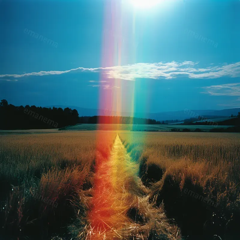 Rainbow Refraction Photographs