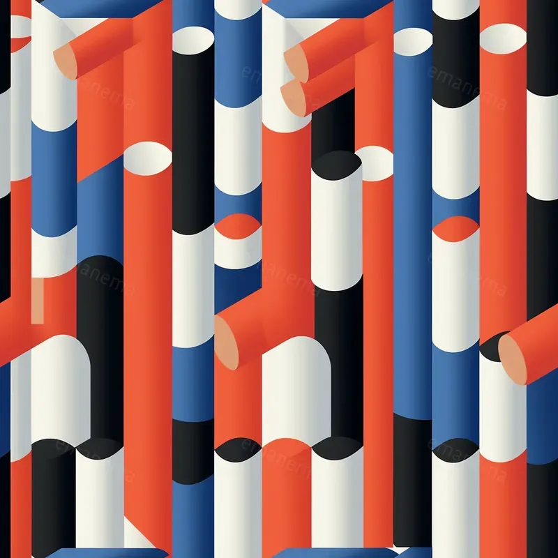 Bauhaus Collage Patterns