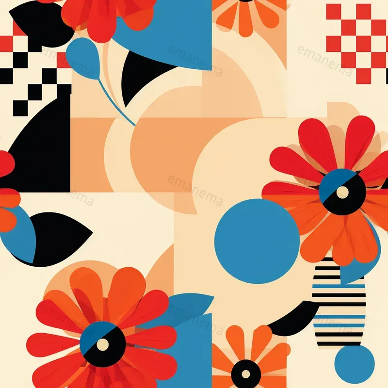 Bauhaus Collage Patterns