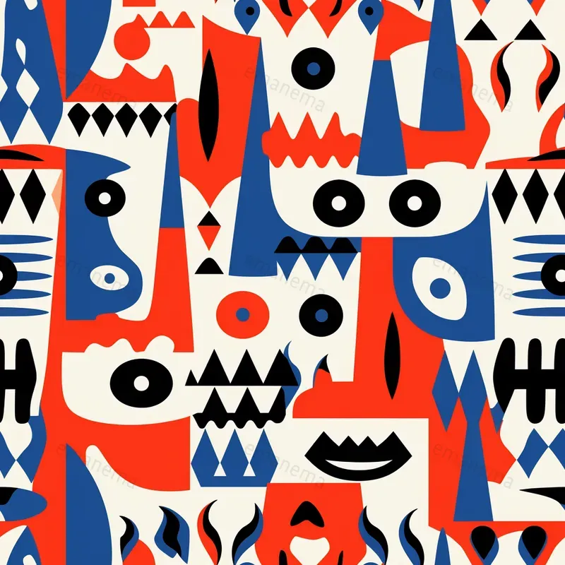Bauhaus Collage Patterns