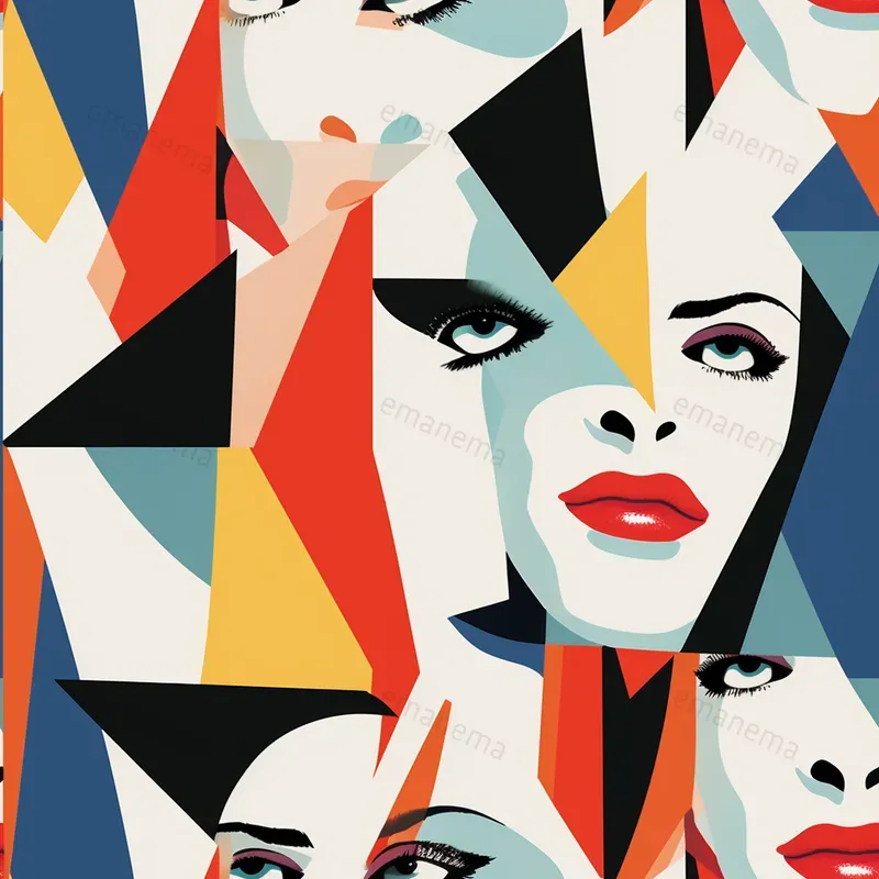 Bauhaus Collage Patterns