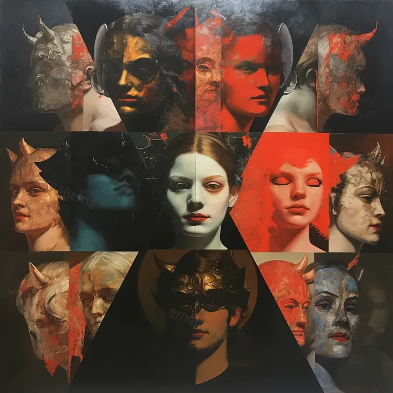 Contemporary Pop Art Collages