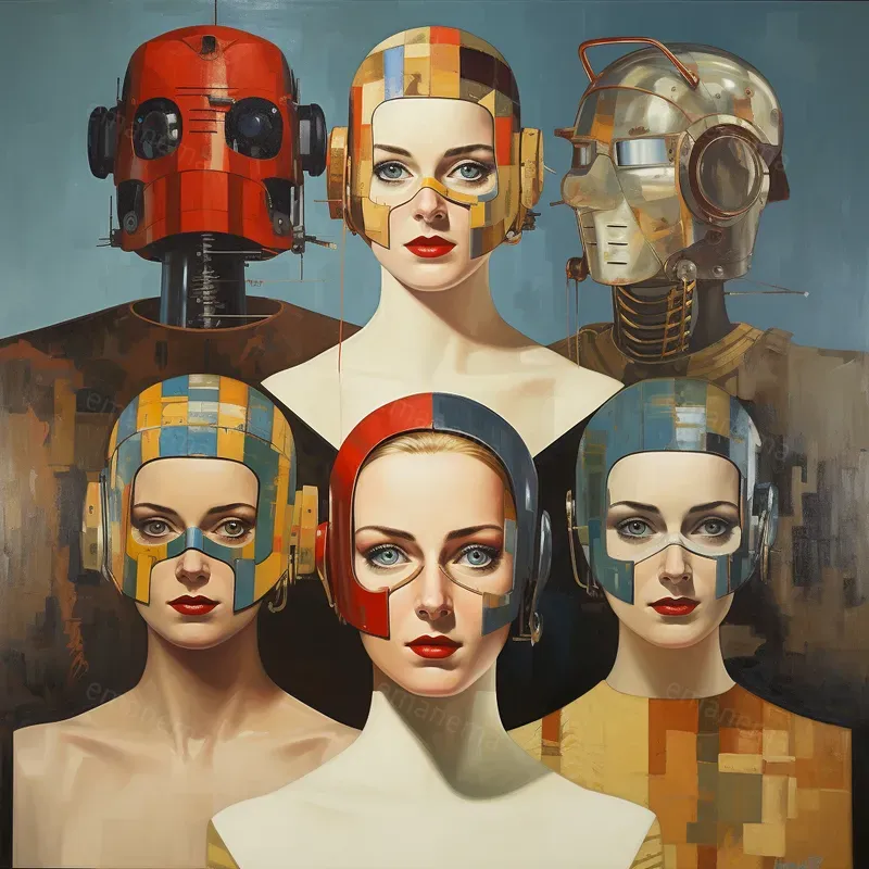 Contemporary Pop Art Collages