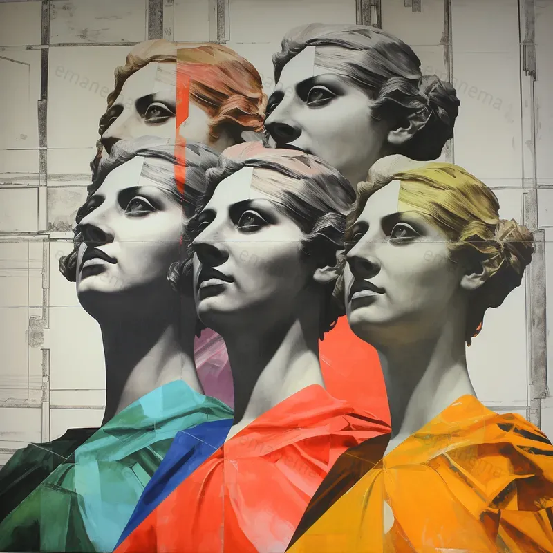 Contemporary Pop Art Collages