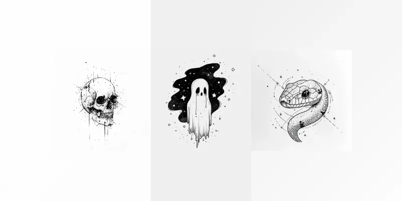 Creepy And Cute Tattoos generated by undefined