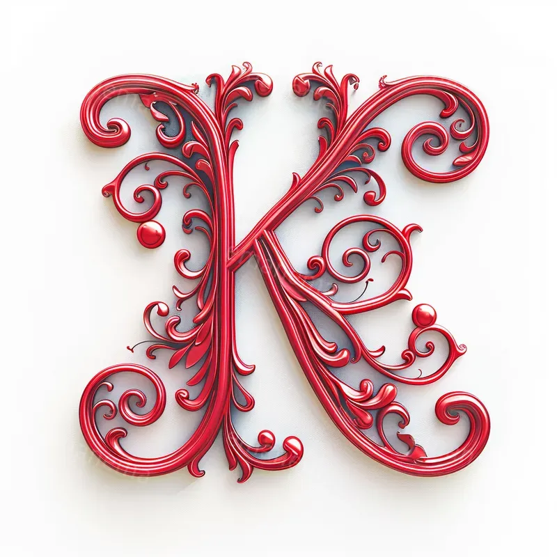 Swirls And Filigree Letters