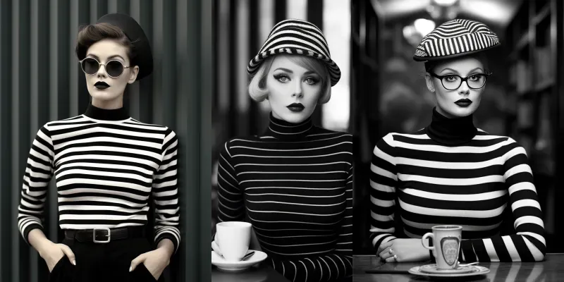 Beatnik Fashion Midjourney Prompt