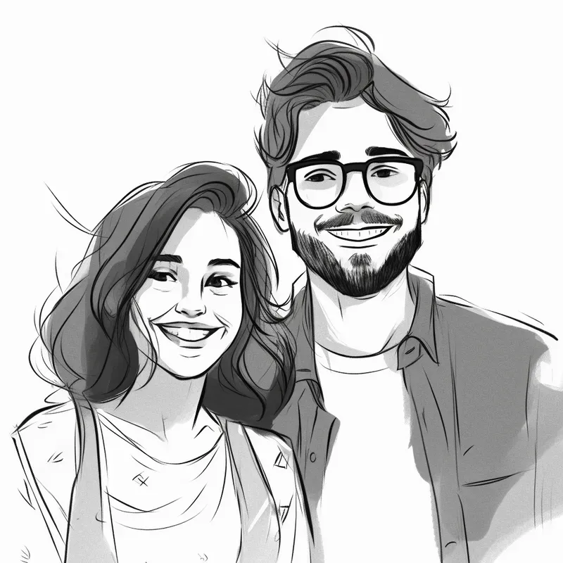 Black And White Whiteboard Style